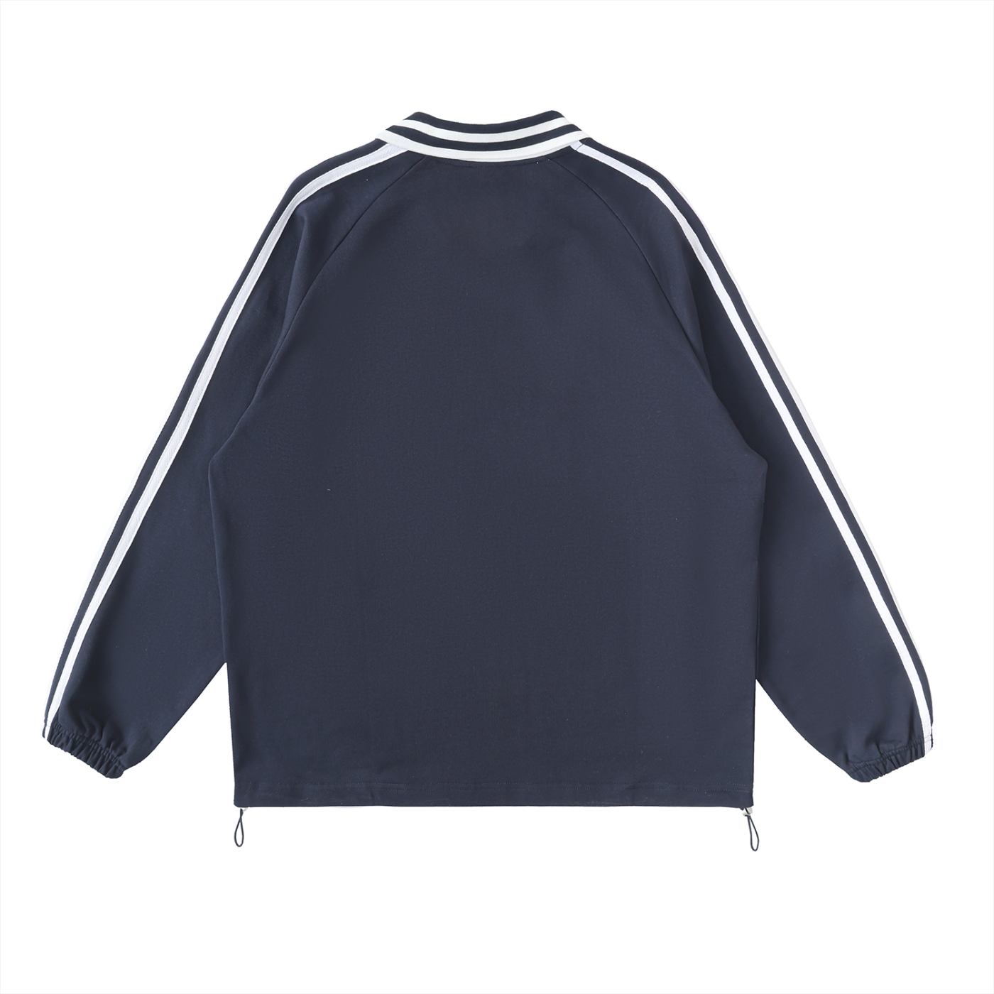 Contrast Striped IGIF Collar Sweatshirt