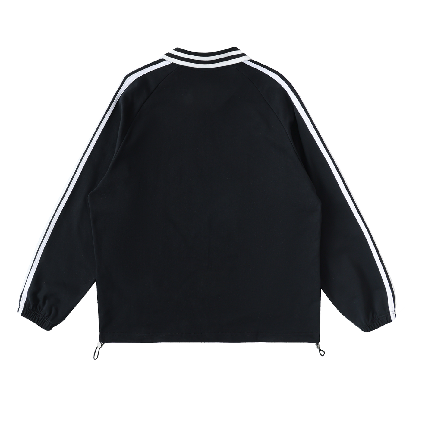 Contrast Striped IGIF Collar Sweatshirt