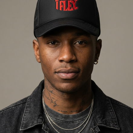Model wearing IGIF Foam Trucker II hat