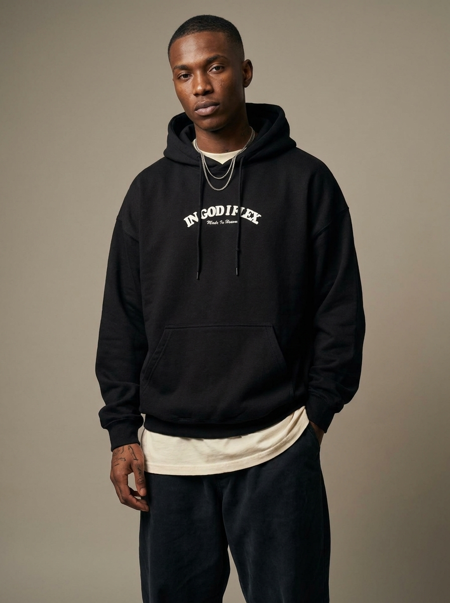 Model wearing Classic IGIF Hoodie