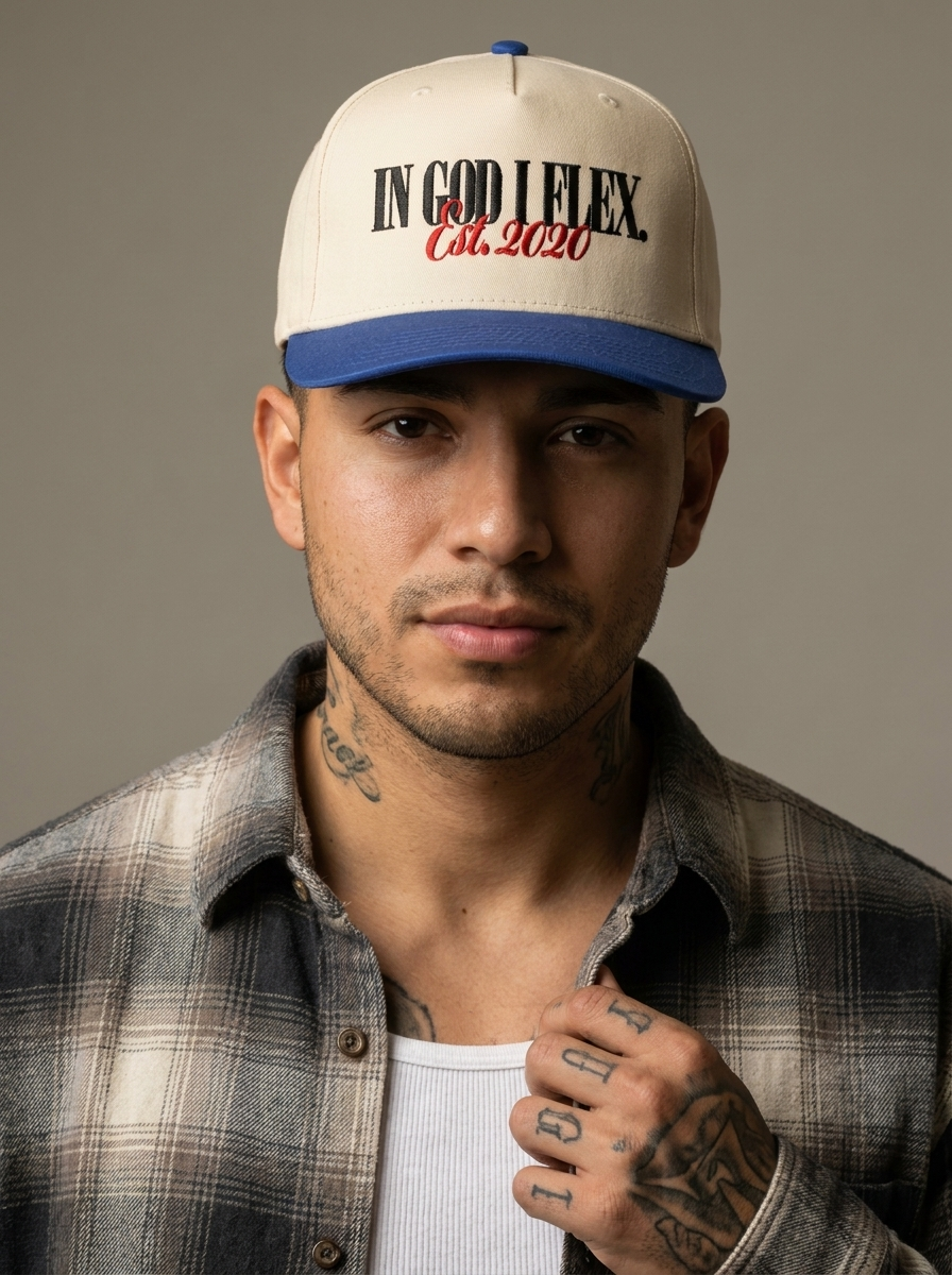 Model wearing IGIF Cap Embroidered