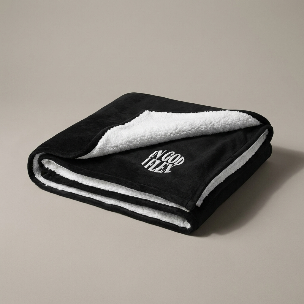 Premium Sherpa Blanket styled product shot