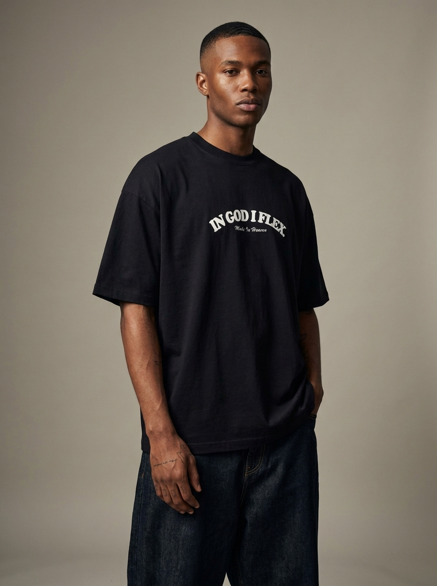 Model wearing Short-Sleeve Unisex T-Shirt