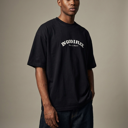 Model wearing Short-Sleeve Unisex T-Shirt